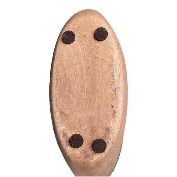 Vintage MAACK Co. Mexican Vase Hand Painted Southwestern RARE Shape - Picture 4 of 4